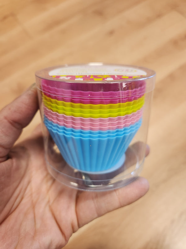 Silicone Baking Cupcake Liners - Bakelicious - 12 cups