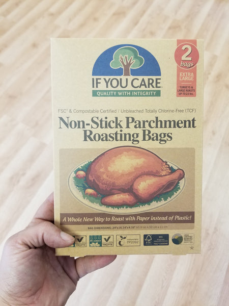 If You Care - Non-Stick Parchment Roasting Bags - XL for turkeys and large  roasts up to 22lbs