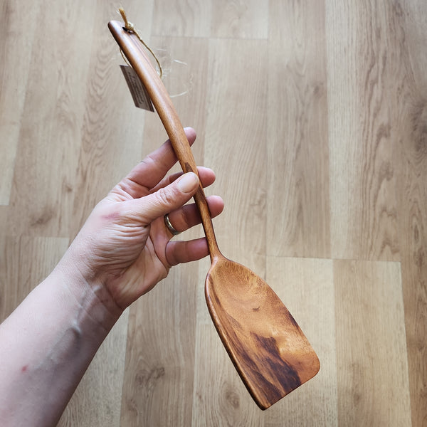 Tropical Hardwood Cooking Spatula - Fair Trade - Sustainably Harvested