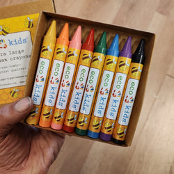 Eco-Kids Beeswax Crayons, Extra Large