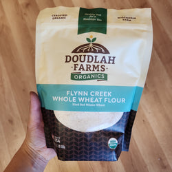 Doudlah Farms Organic Whole Wheat Flour - 100% Whole Red Wheat - 1.5 lb