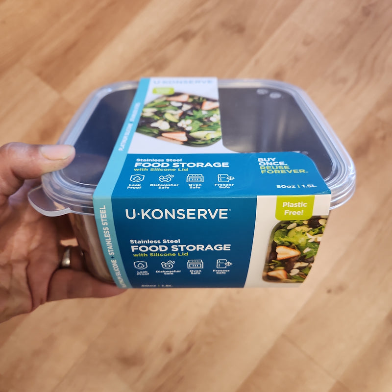 U•Konserve Stainless Steel + Silicone Containers