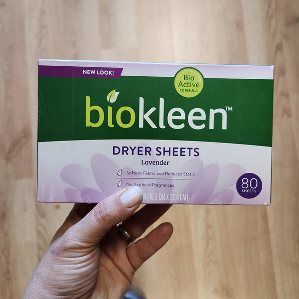 Biokleen Dryer Sheets - 80 sheets