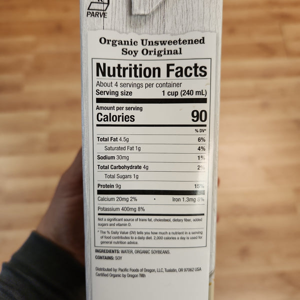 Pacific Foods Organic Soy Milk - 32 oz.