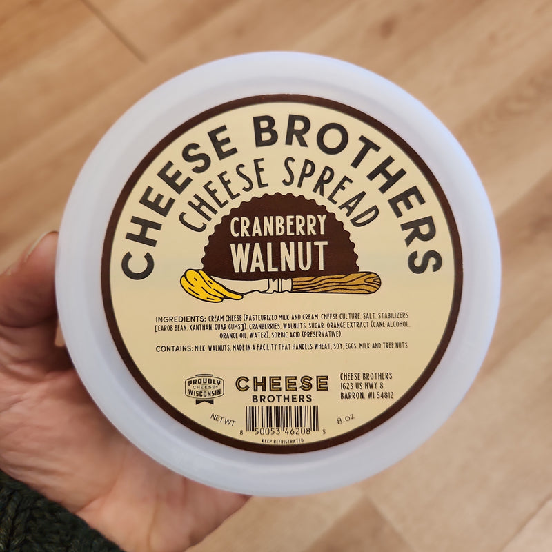 Cheese Brothers - Cranberry Walnut cheese spread - 8 oz