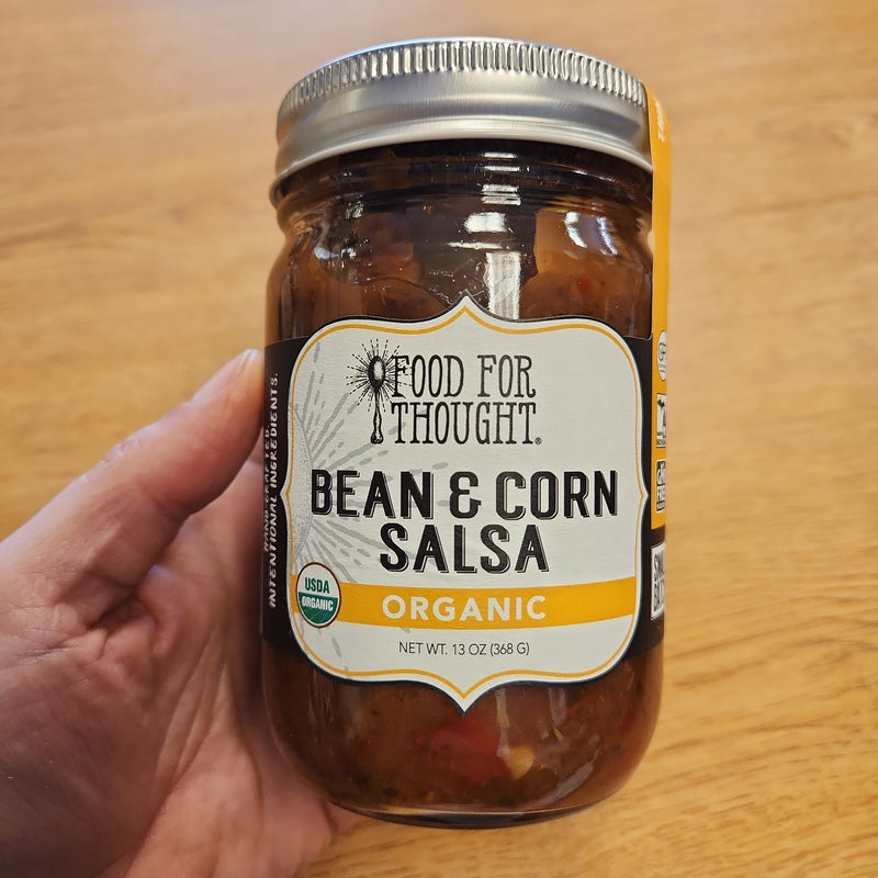 Organic Bean & Corn Salsa - Food For Thought - 13 oz.