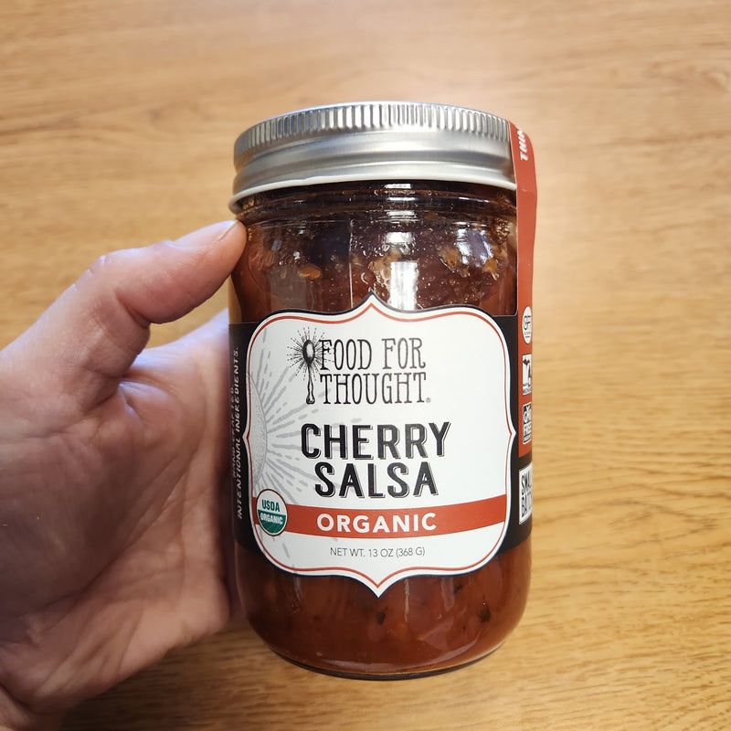 Organic Cherry Salsa - Food For Thought - 13 oz.