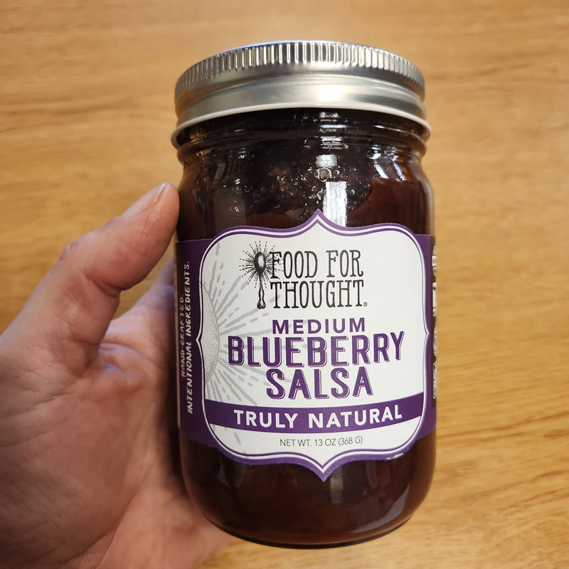 Medium Blueberry Salsa - Food For Thought - 13 oz.