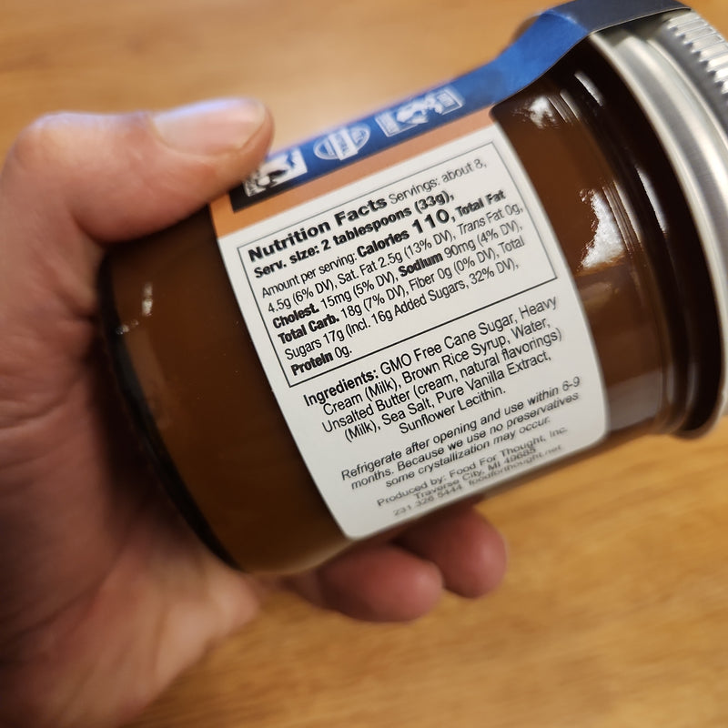 Salted Caramel Sauce - Food For Thought - 9 oz.