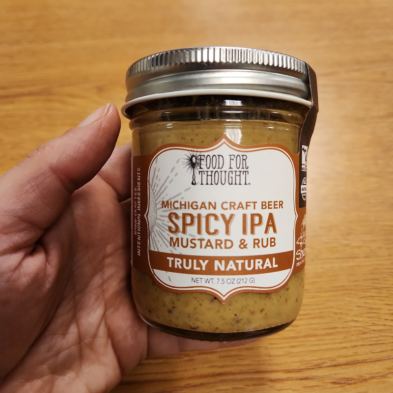 Spicy IPA Mustard - Food For Thought - 7.5 oz.