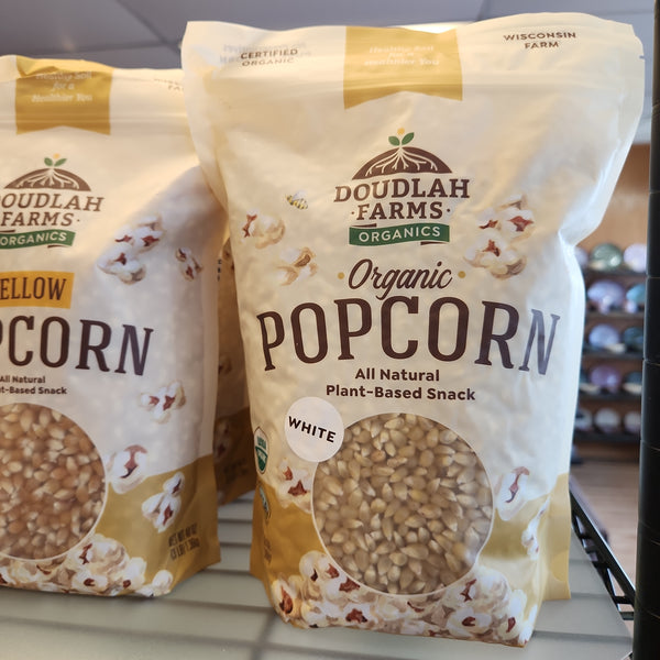 Doudlah Farms Organic White Popcorn - 48 oz.