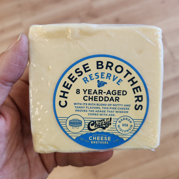 Cheese Brothers - 8 Year Aged Cheddar - 6 oz