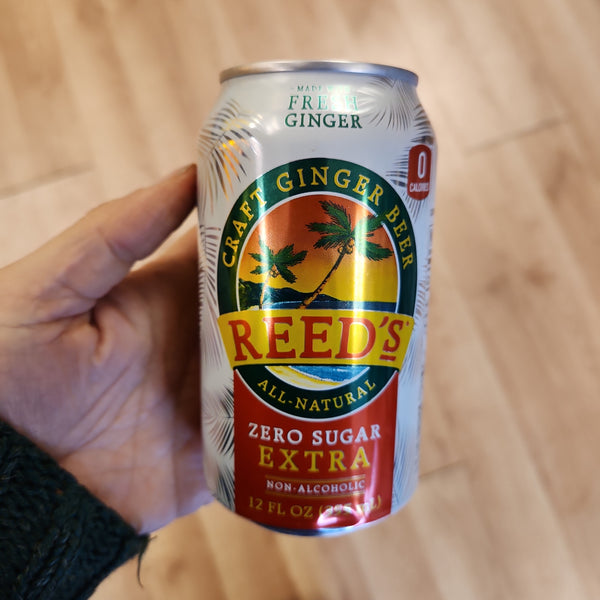 Reed's Extra Ginger Beer ZERO Sugar - 12 oz can