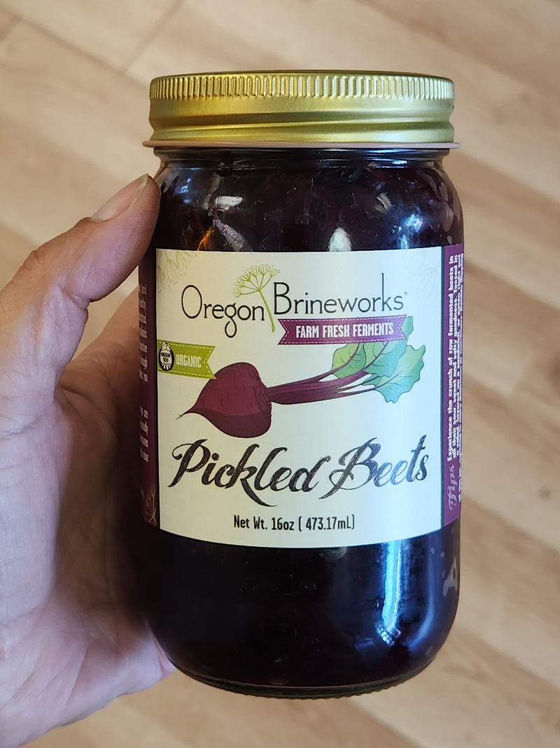 Oregon Brineworks Raw Pickled Beets - 16 oz