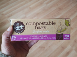 Natural Value - Certified Compostable Food Waste Bags - 2.6 gallons