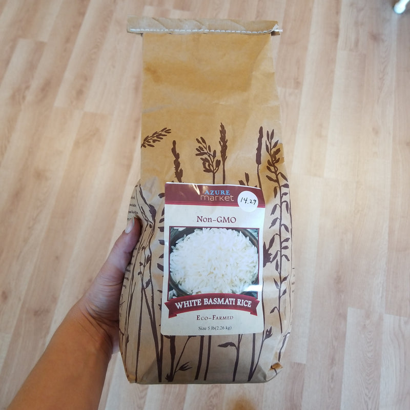 Organic White Basmati Rice - 5 lbs