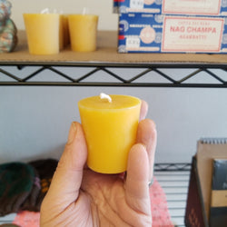 Wisconsin Beeswax Votive Candle - Koehler’s Honey Bee Farm