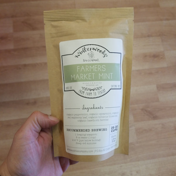 Winterwoods Farmer's Market Mint Tea - Herbal - Caffeine Free - 2 oz