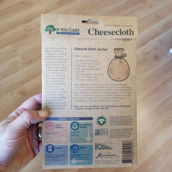 If You Care - Unbleached Cheesecloth