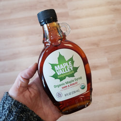 Organic Maple Syrup - Dark Robust Flavor - Maple Valley Cooperative - Cashton, Wisconsin