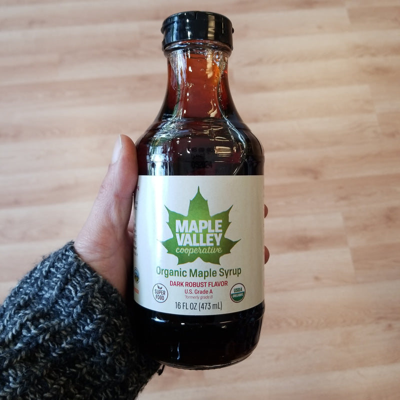 Organic Maple Syrup - Dark Robust Flavor - Maple Valley Cooperative - Cashton, Wisconsin