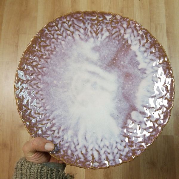 Large Shell Pottery Platter
