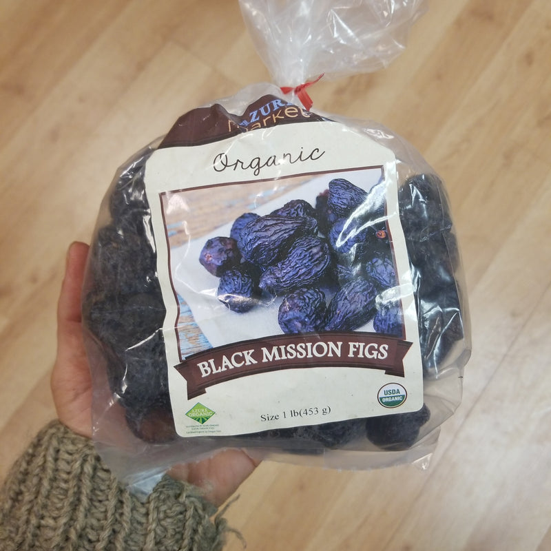 Organic Black Mission Figs - 1 lb