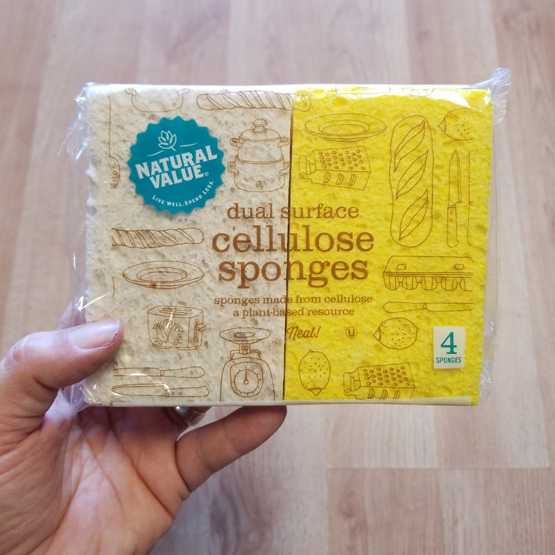 Natural Value - Dual Surface Cellulose Sponge