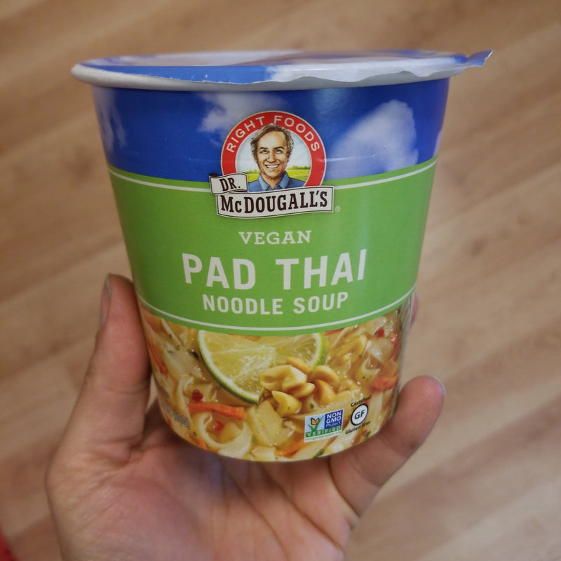 Dr. McDougall's Vegan Pad Thai Noodle Soup Cup - 2 oz.
