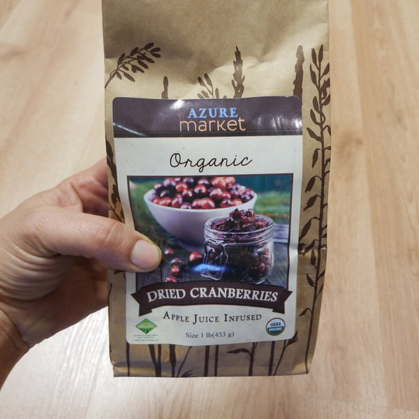 Organic Dried Cranberries - Apple Juice Infused