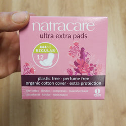 Natracare Ultra Extra Pads with Wings Normal 12 count