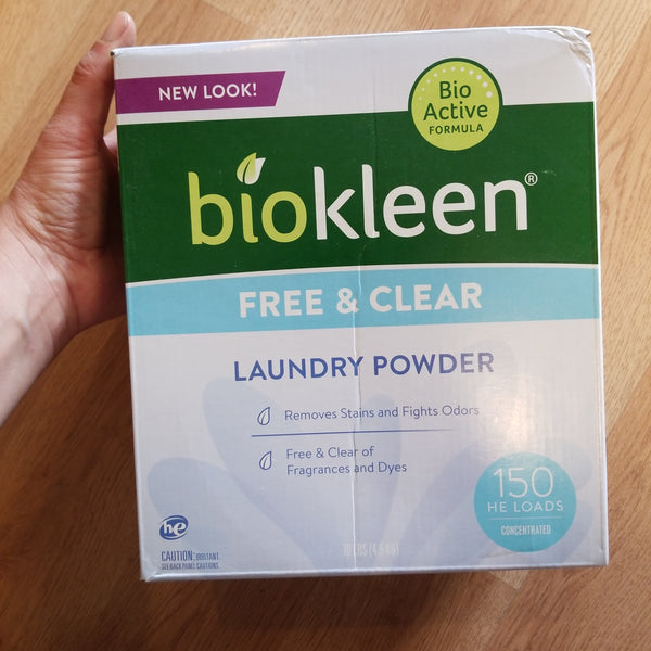Biokleen Laundry Powder - Free & Clear - 150 Loads