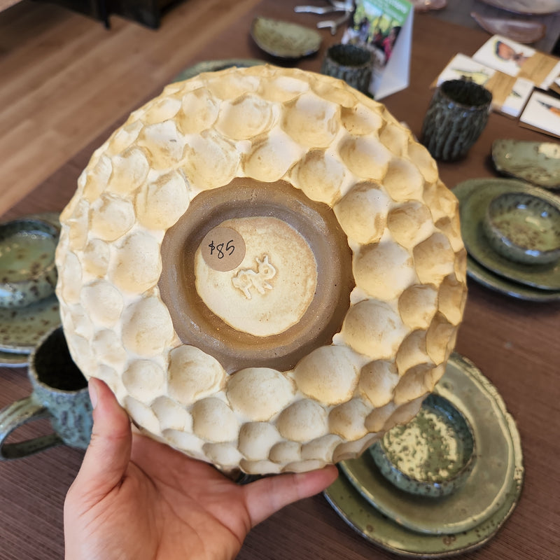Large Decorative Serving Bowl - Authentic Arts Pottery