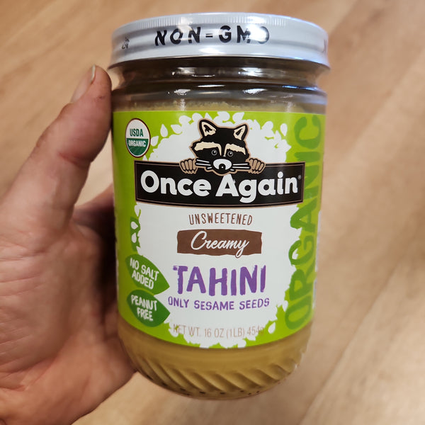 Once Again Tahini - Organic, Salt Free - 16 oz.