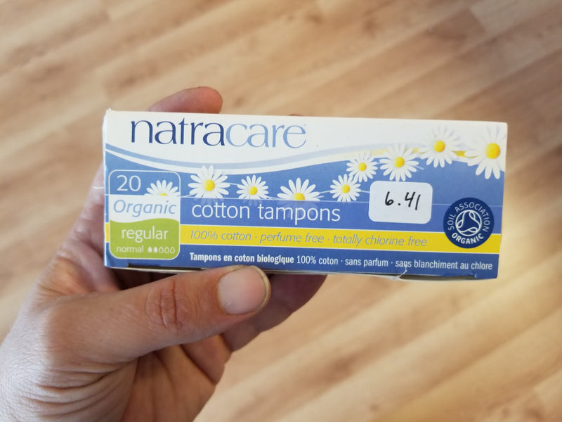 Natracare Cotton Tampons Regular 20 count