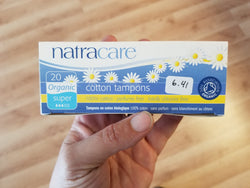 Natracare Cotton Tampons Super 20 count