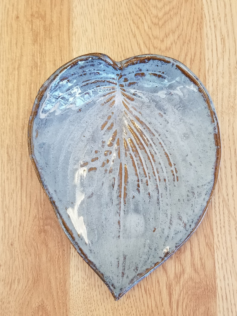 Small Leaf Plate - Hand Built Pottery by Authentic Arts