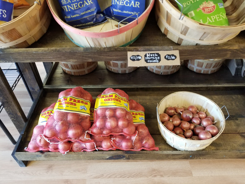 Storage Onions - grown by Bountiful Beloit - Available by the piece or in 10 lb bags