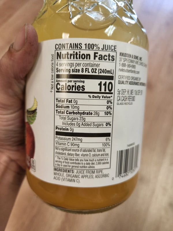 Knudsen Organic Apple Juice - 32 fl. oz.