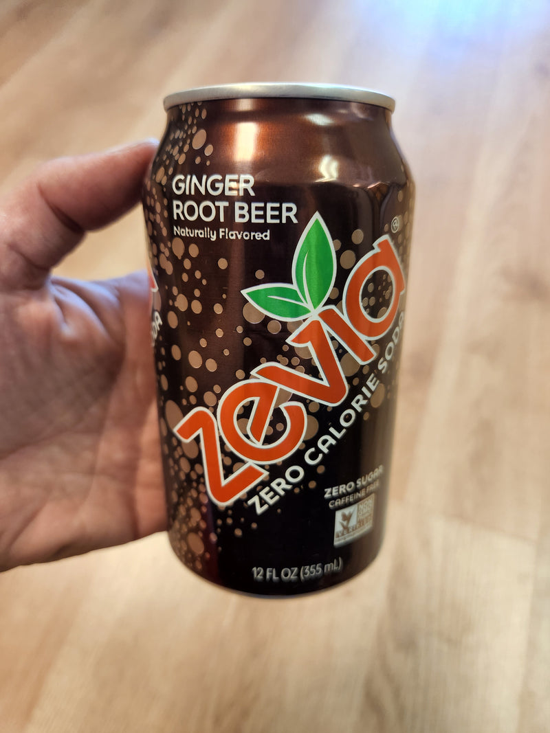 Zevia Ginger Root Beer - Zero Calorie - 12 oz.