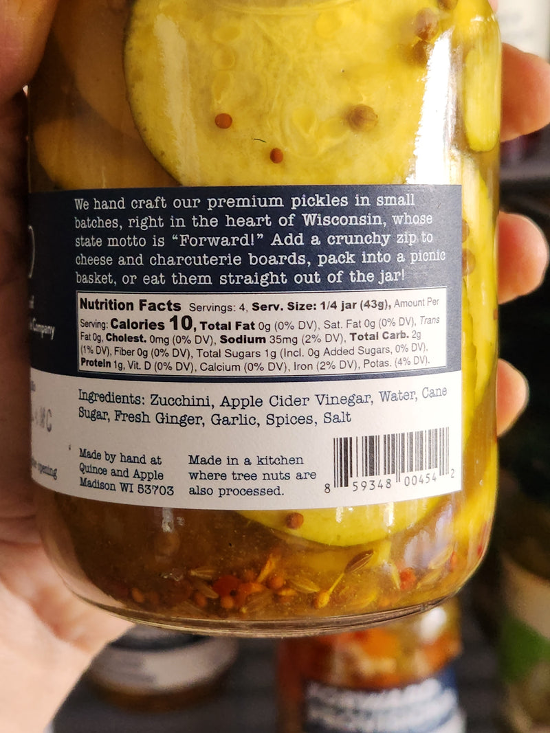 Forward Provisions - small batch, artisan pickles handmade in Madison, Wisconsin - 16 oz
