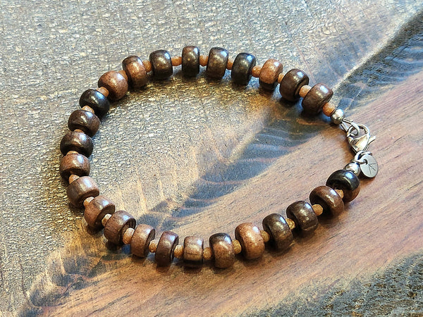 Men's Beaded Bracelet - Myrrh