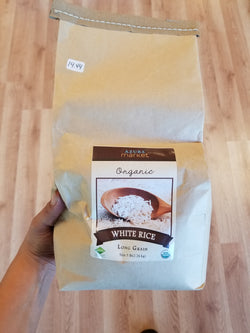 Organic White Rice - Long Grain - 5 lbs
