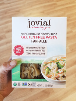 Jovial Organic Gluten-Free Brown Rice Farfalle Pasta
