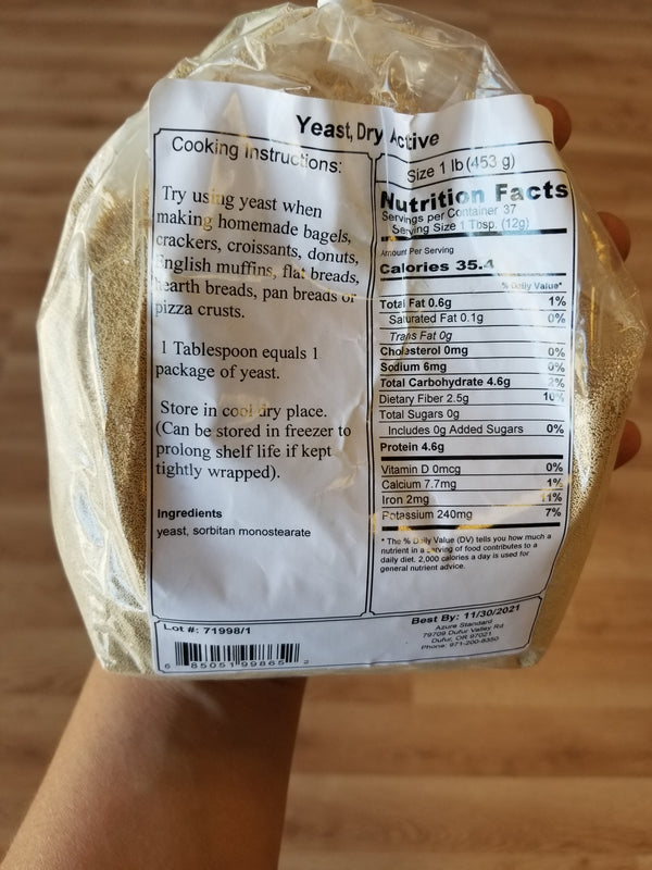 Activated Yeast - Non-GMO - 1 lb
