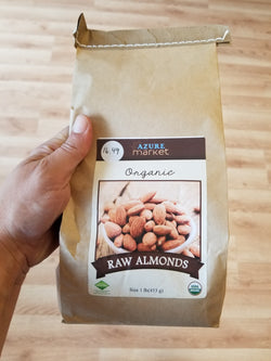 Organic Raw Almonds - 1 lb