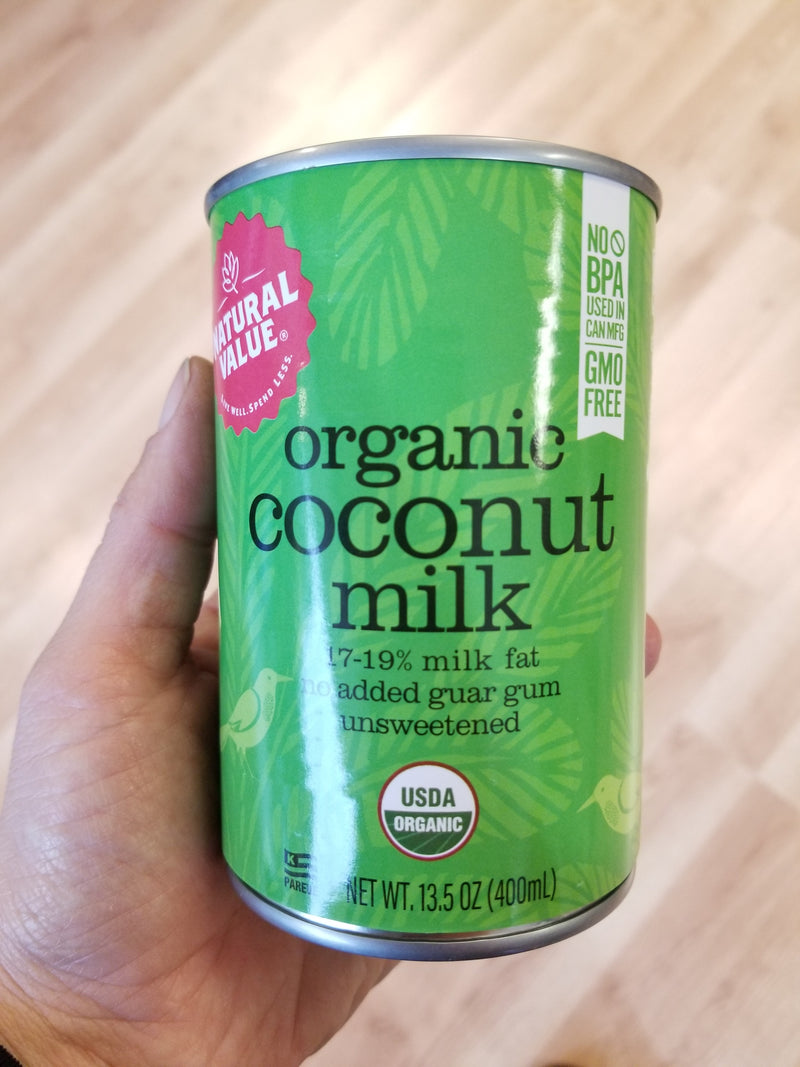 Organic Coconut Milk - Natural Value - 14.5 oz