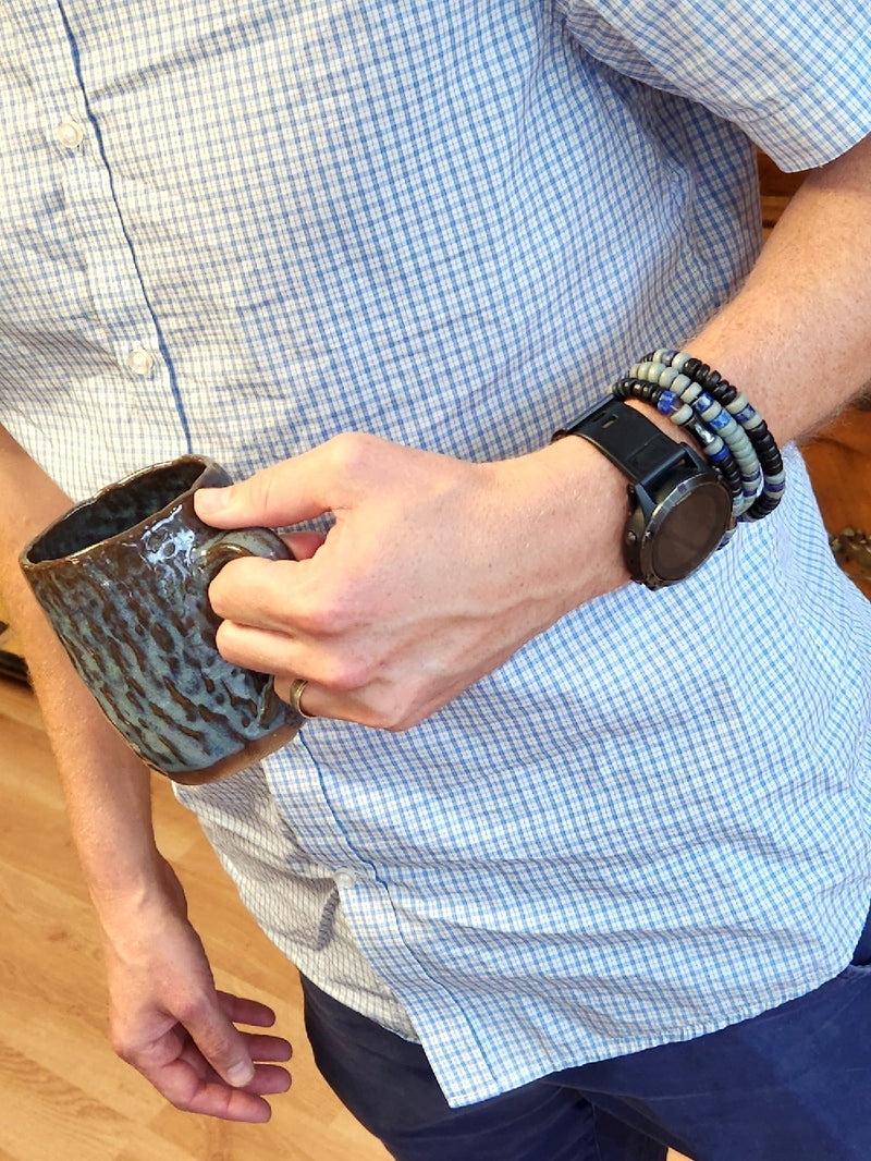 Men's Beaded Bracelet - Blues Song