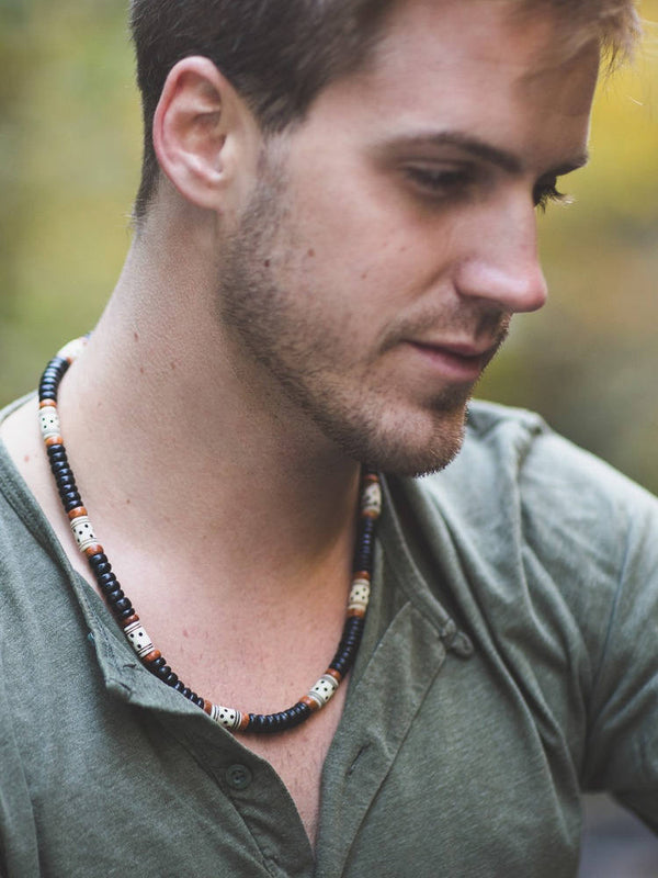 Men's Beaded Necklace - Morocco