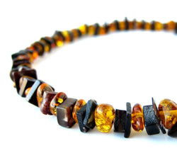 Men's Beaded Necklace - Forest Fire